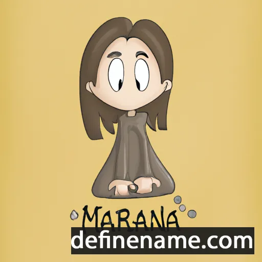 Mariaanna cartoon