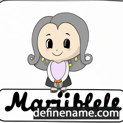 cartoon of the name Mariabel