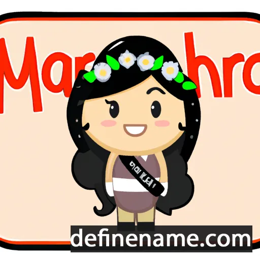 Mariachiara cartoon