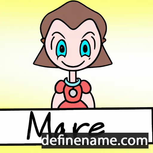 cartoon of the name Mariæ