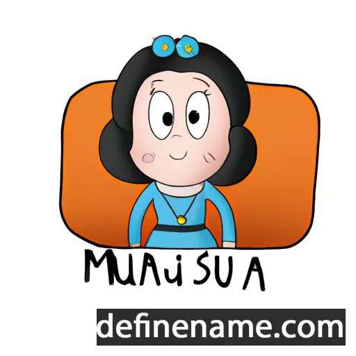 cartoon of the name Marialuisa