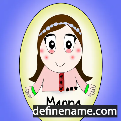 cartoon of the name Mariamna