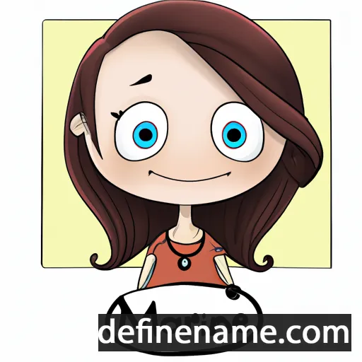 cartoon of the name Mariane