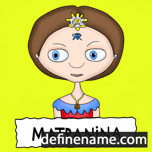 Marianina cartoon