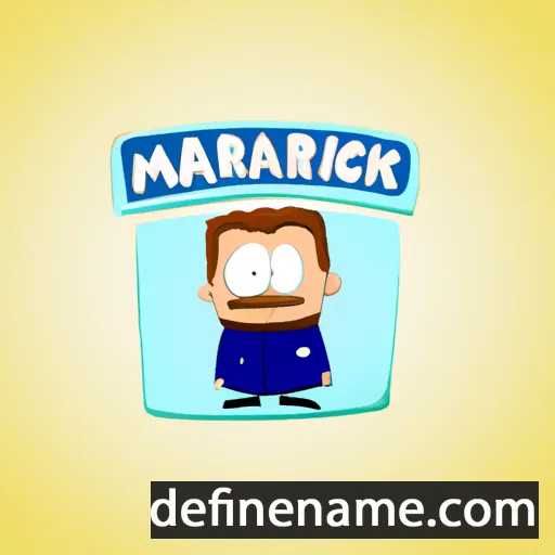 cartoon of the name Mariannick