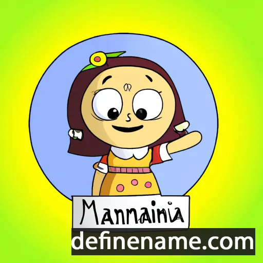 cartoon of the name Mariannina