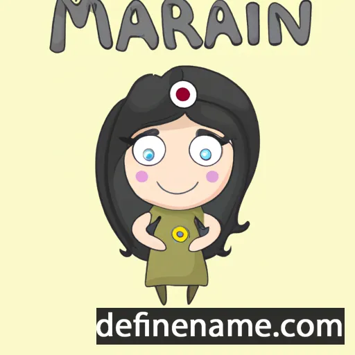 Marianu cartoon