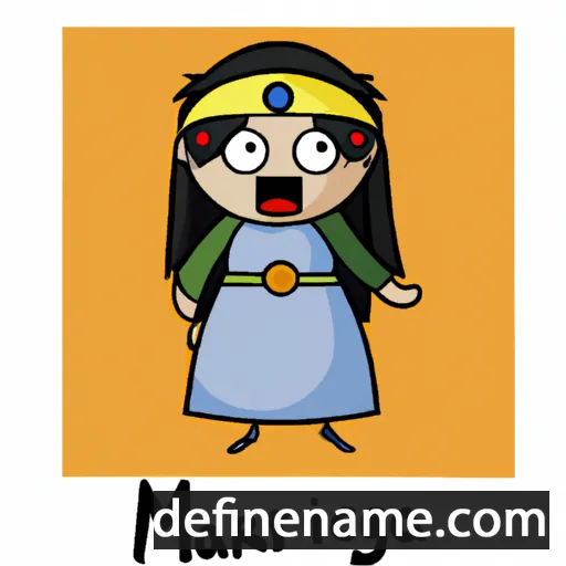 cartoon of the name Mariarca