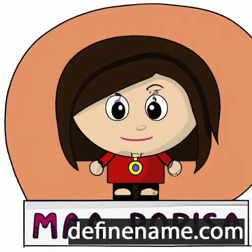 cartoon of the name Mariarosa