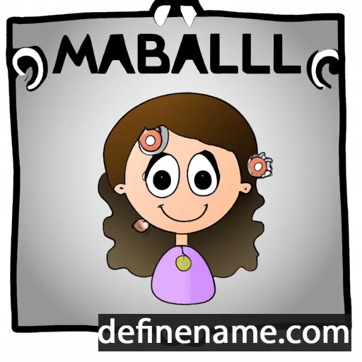 cartoon of the name Maribella