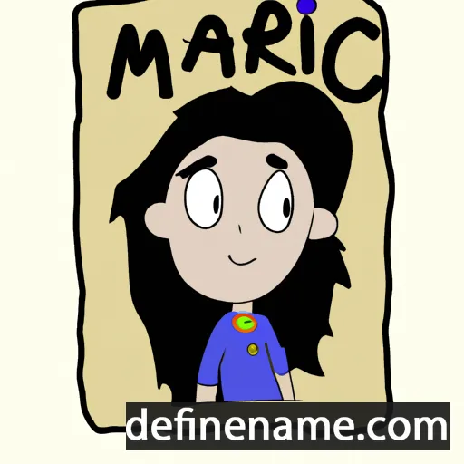 cartoon of the name Maricar