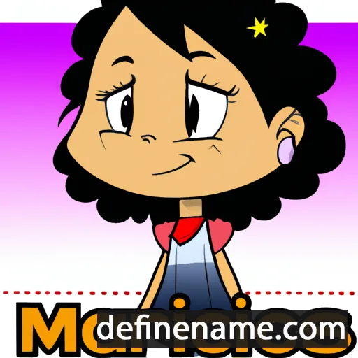 cartoon of the name Maricelis