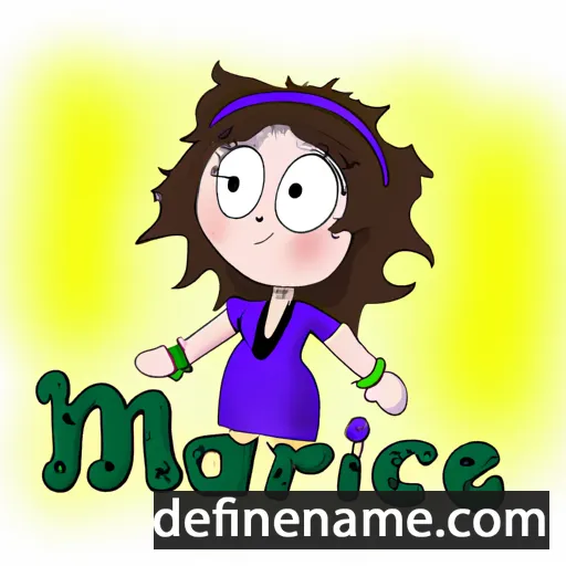 cartoon of the name Mariche