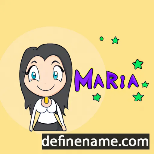 cartoon of the name Maricla