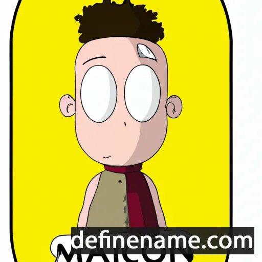 cartoon of the name Maricon