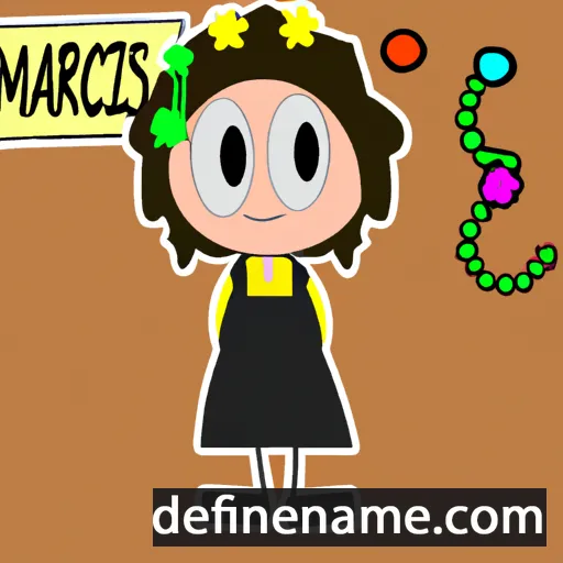 cartoon of the name Maricris