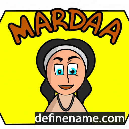 Maridah cartoon