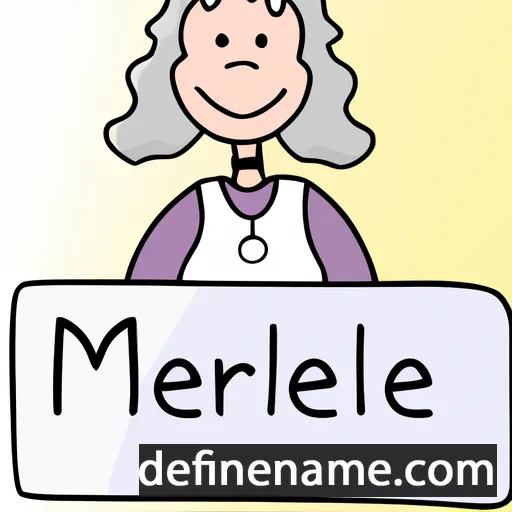 cartoon of the name Marieleen