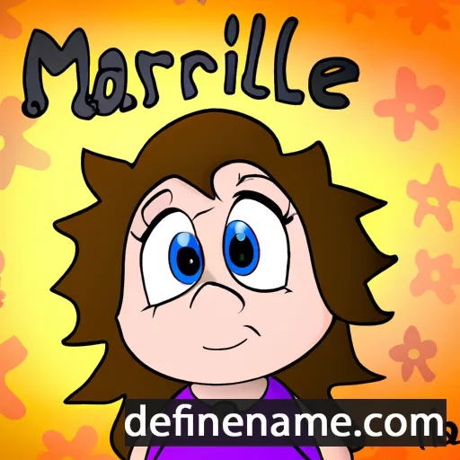 cartoon of the name Mariell