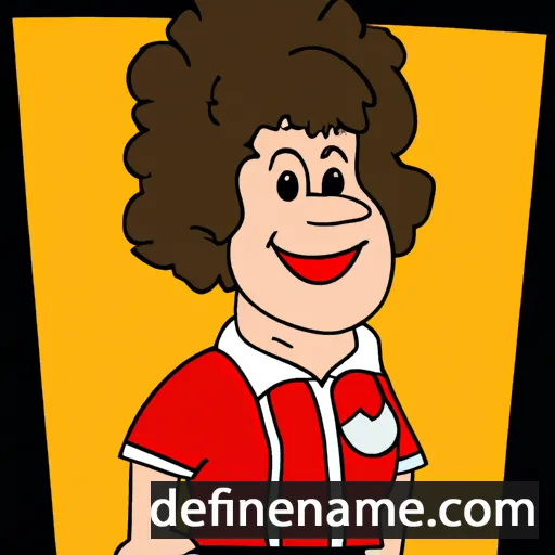 cartoon of the name Marielos