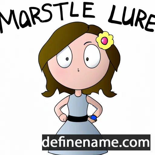 cartoon of the name Marielouise