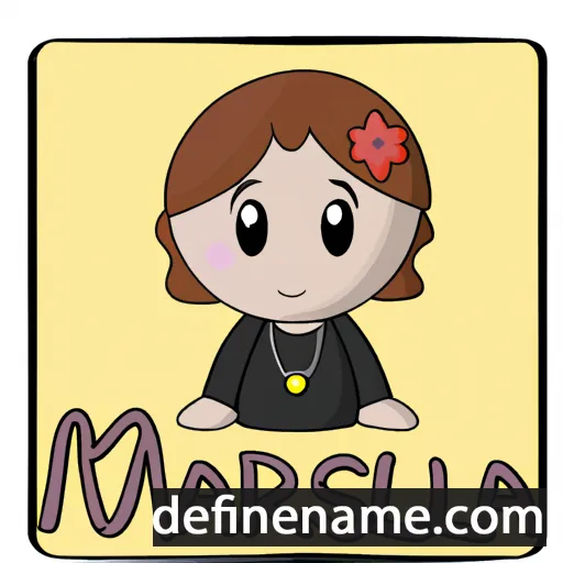 cartoon of the name Marielsa