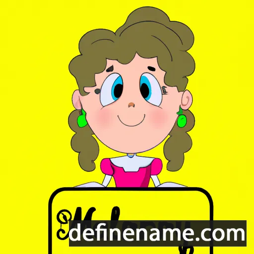 cartoon of the name Marielys