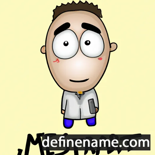 cartoon of the name Mariesteban