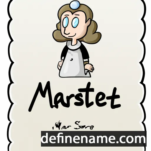 cartoon of the name Marietherese