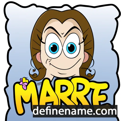 cartoon of the name Marife