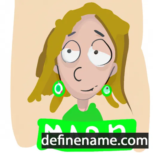 cartoon of the name Marij