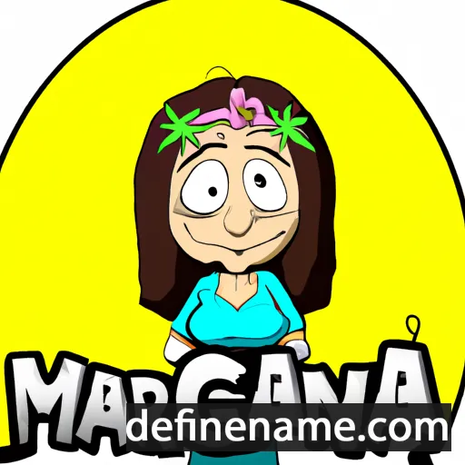 cartoon of the name Marijanca