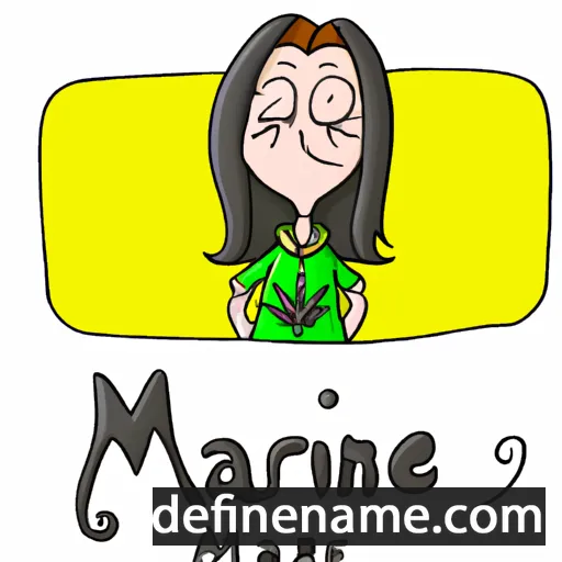 cartoon of the name Marijane