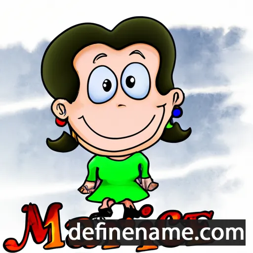 cartoon of the name Marije