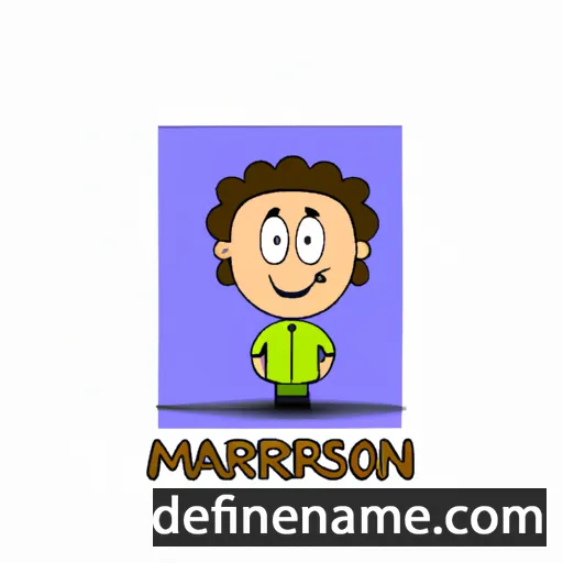 cartoon of the name Marijón