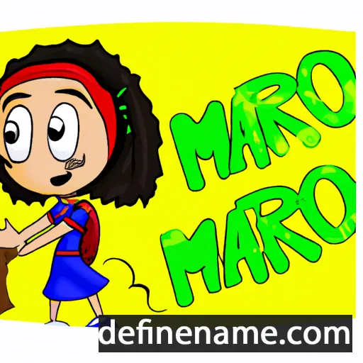 Marijô cartoon