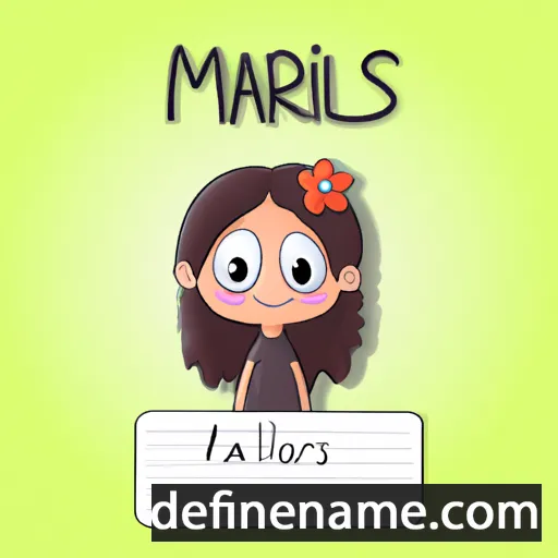 cartoon of the name Mariliis