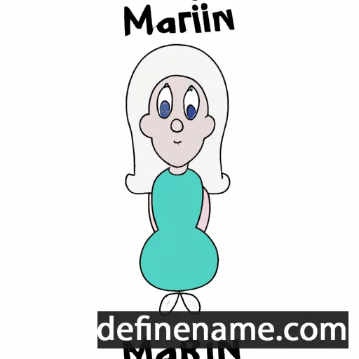 cartoon of the name Marilin