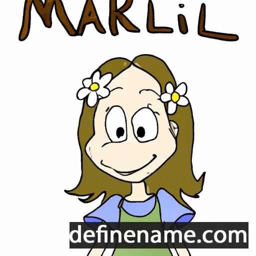 cartoon of the name Marilli