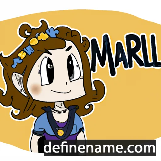 cartoon of the name Marilu