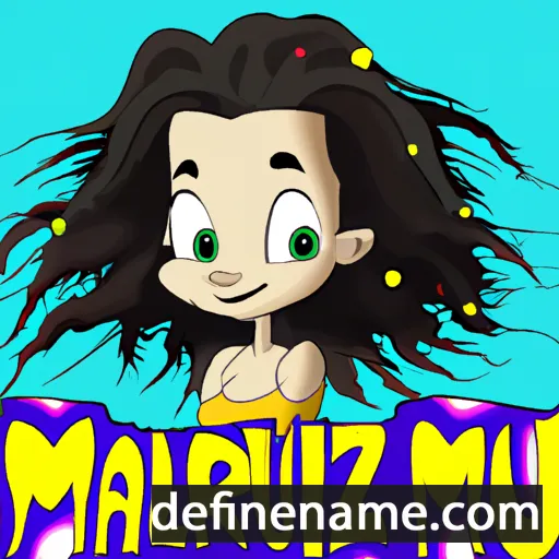 cartoon of the name Mariluz