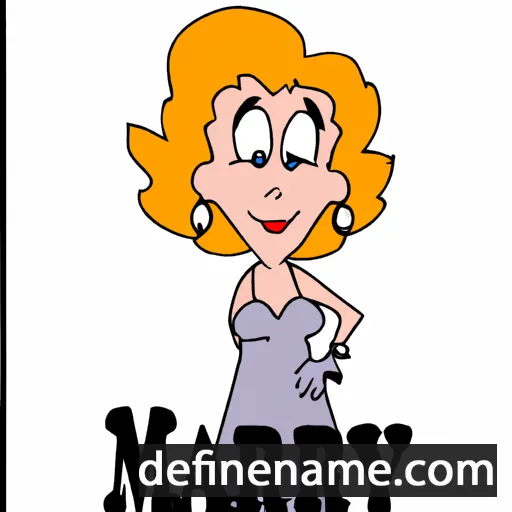 cartoon of the name Marily