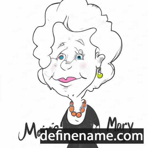 cartoon of the name Marilys