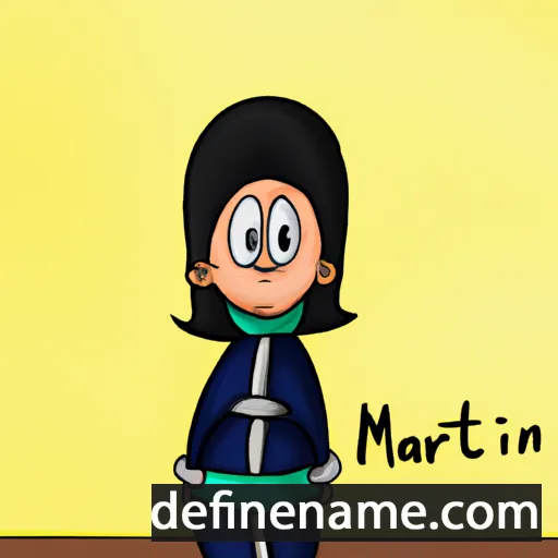 cartoon of the name Marimartin