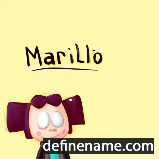 cartoon of the name Marimili