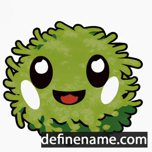 cartoon of the name Marimo