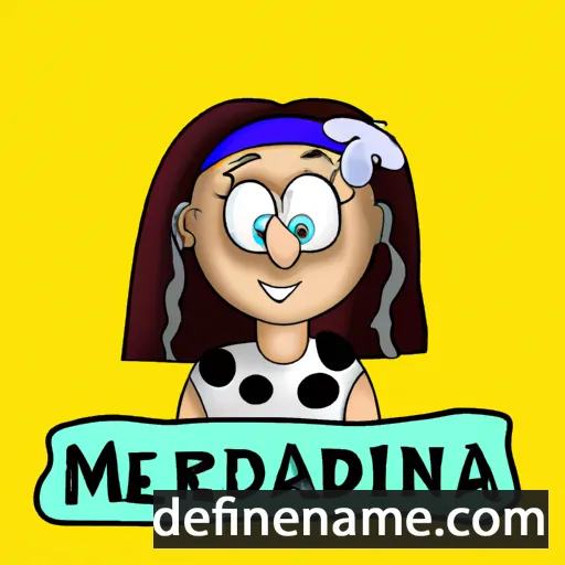 cartoon of the name Marinedda