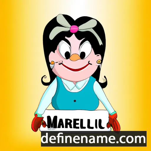 cartoon of the name Marinell