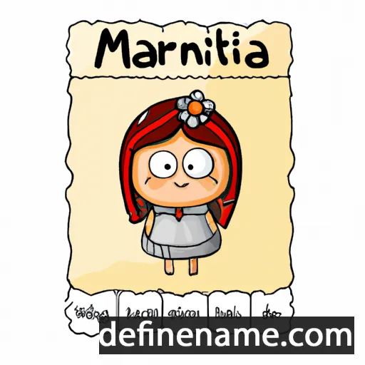 cartoon of the name Marineta