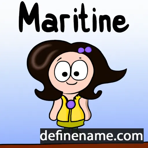 cartoon of the name Marinete